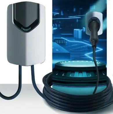 7KW 11KW 22KW الشاحنات الجدارية للسيارات الكهربائية النوع 2 الشاحن السريع للسيارات الكهربائية