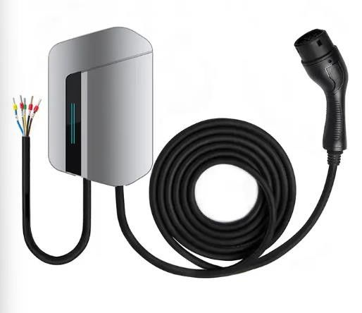 شاحن سيارات 7 كيلوواط IEC 62196 TYPE2 Connector EV Smart APP شاحن سيارات