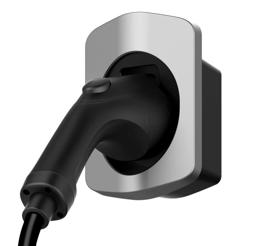 J1772 نوع 2 حامل قابس شاحن EV مثبت على الحائط مقاوم للماء IP54