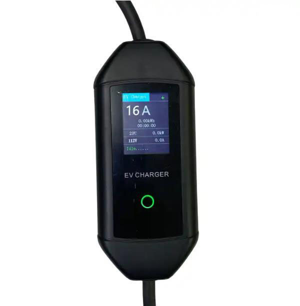 3.5KW 7KW شاحنات الكهرباء المحمولة المنزلية من النوع 1 SAE J1772 مستوى الحماية IP54