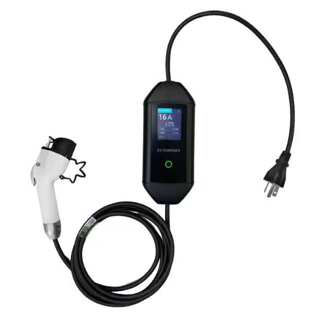 3.5KW 7KW شاحنات الكهرباء المحمولة المنزلية من النوع 1 SAE J1772 مستوى الحماية IP54
