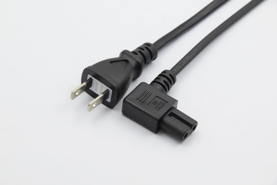 PVC NEMA اليابان سلك الطاقة نوع C13 18awg تمديد كابل الطاقة