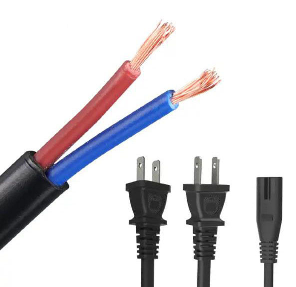 PVC NEMA اليابان سلك الطاقة نوع C13 18awg تمديد كابل الطاقة
