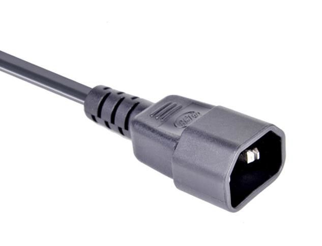 300V اليابان AC أسلاك الكهرباء ثلاثة التوصيل 3 النوى تمديد كابل الطاقة 18 Awg