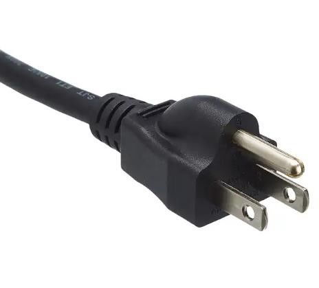 IEC الولايات المتحدة أسلاك الطاقة للماء 250V 3 دبوس الكمبيوتر AC كابل الطاقة