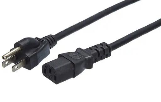 IEC الولايات المتحدة أسلاك الطاقة للماء 250V 3 دبوس الكمبيوتر AC كابل الطاقة