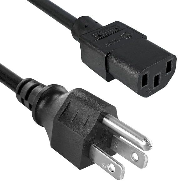 IEC الولايات المتحدة أسلاك الطاقة للماء 250V 3 دبوس الكمبيوتر AC كابل الطاقة