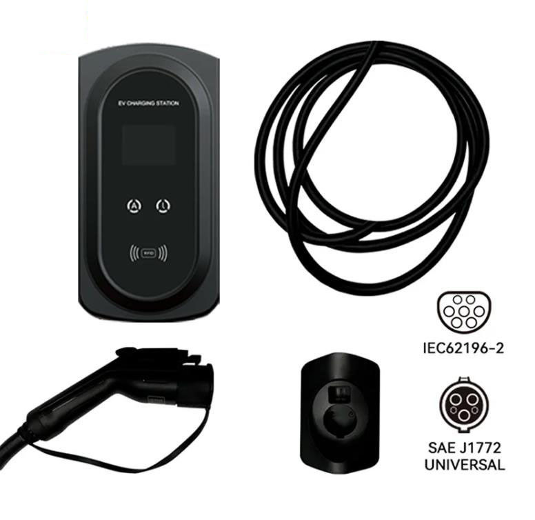 OEM 7Kw شاحن كهربائي EV Wallbox نوع 2 EV شاحن منزلي المستوى 2