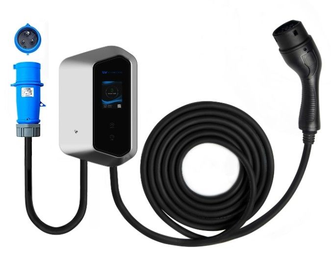 نوع 2 AC 16A 32A محطة شحن سريع للسيارات الكهربائية 250-480v