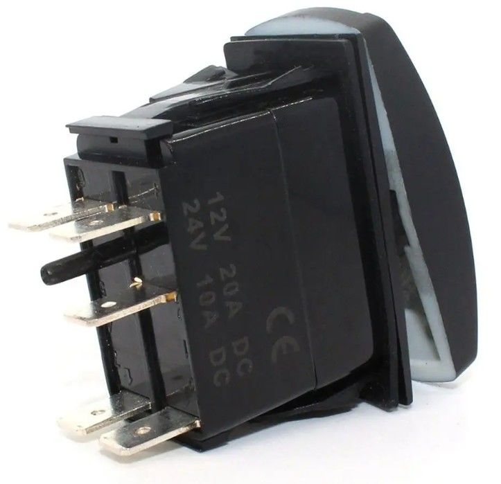 Dc 24v 10a 20a Safety Rocker Switch السيارة القارب البحرية التبديل الطباعة الليزر 12v