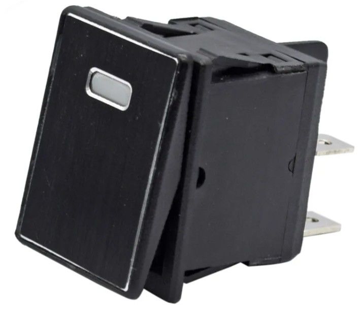 DC 12V 20A زر الضغط LED لوحة معدنية الألومنيوم 4PIN ON OFF Rocker Switch للسيارة القارب RV