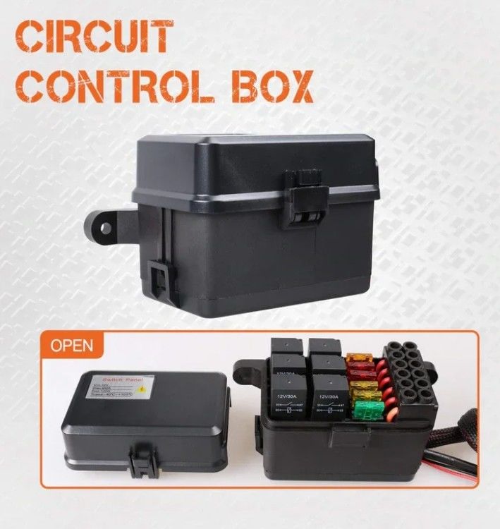 6 عصابة 12 فولت LED Switch Panel RGB Kit تلقائي قابل للتخفيف Universal Light Bar Controller مع APP