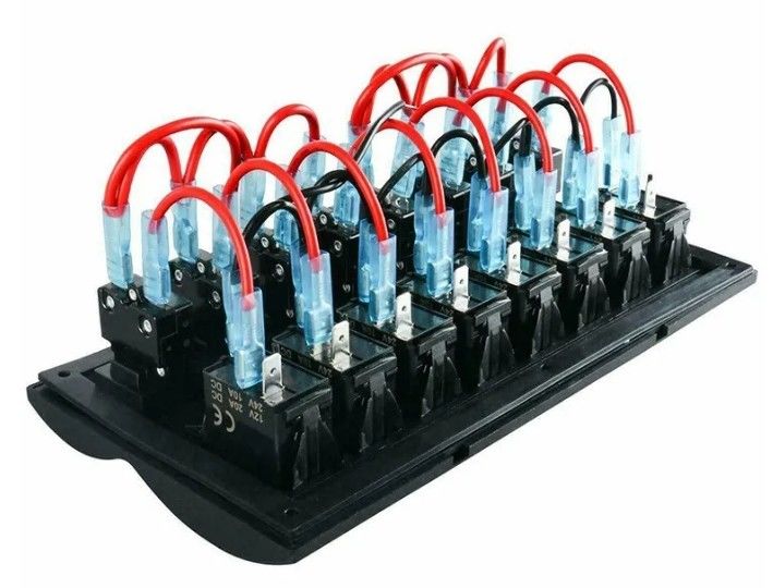 قارب بحري مضاد للانفجار لوحة التبديل 8 عصابة مع مؤشر LED