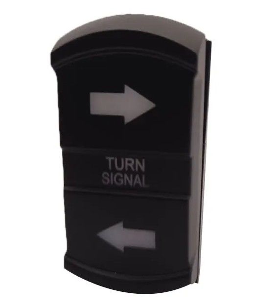 نمط جديد رمز DIY مخصص DC 12V 7Pin ON-OFF LED Blue Light Turn Signal Rocker Switch للسيارة 4X4 شاحنات القوارب