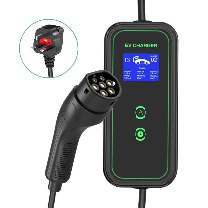 GBT 3.5KW 7KW كابل شحن AC المحمول المنزل شاحن EV المحمول سترة Tpe