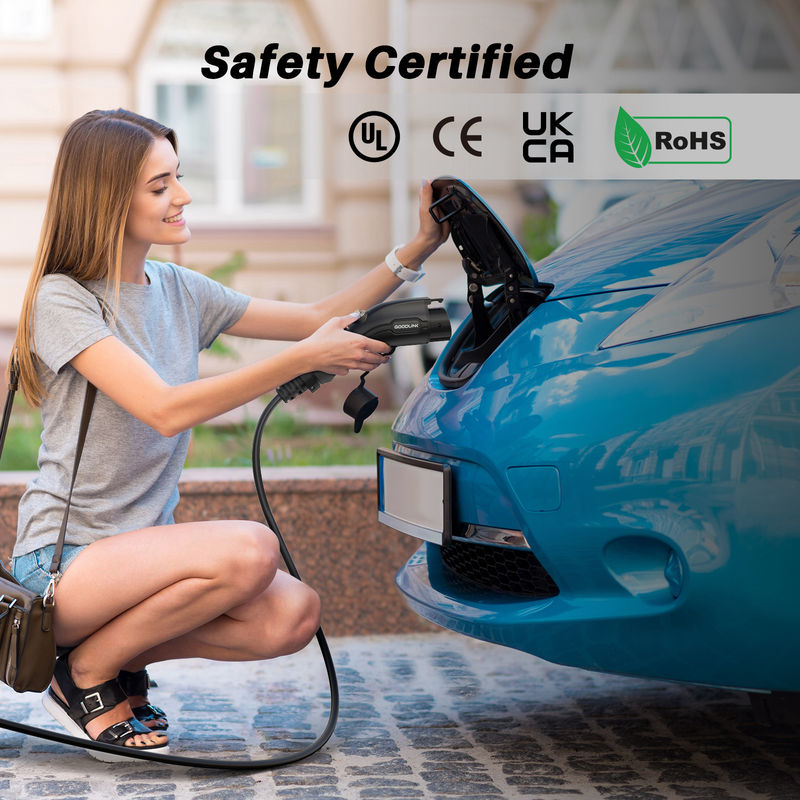 النوع 1 J1772 الاستخدام المنزلي الاستخدام التجاري 32A شاحن EV 7KW مستوى 2 شحن EVSE محطة الحائط شاحن EV شاحن