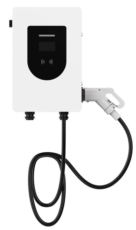 30kW IP54 CCS محطة شحن للسيارات الكهربائية المترددة 4G Ethernet 5M CHAdeMO DC EV