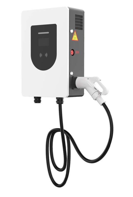 30kW IP54 CCS محطة شحن للسيارات الكهربائية المترددة 4G Ethernet 5M CHAdeMO DC EV