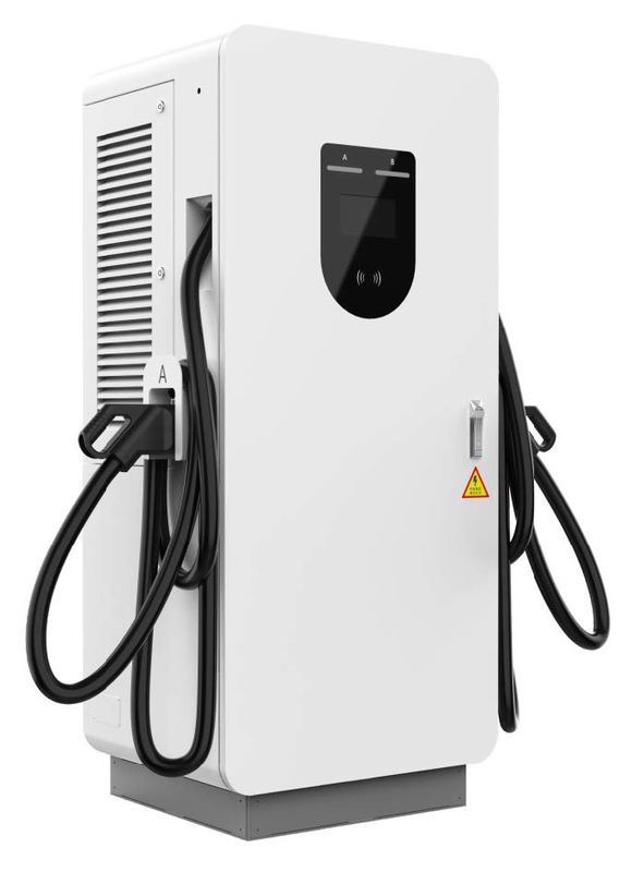 DC CCS GBT CHAdemo محطة شحن DC EV بندقية مزدوجة للسيارة الكهربائية