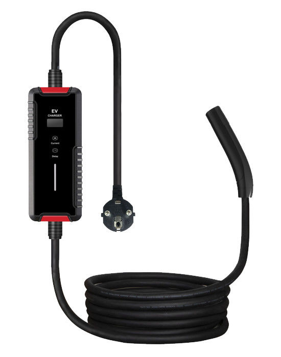 شاحنات تيسلا المحمولة الذكية NACS EV 240V AC 16A / 32A / 40A SAE J3400 شاحن سيارة كهربائية منزلية
