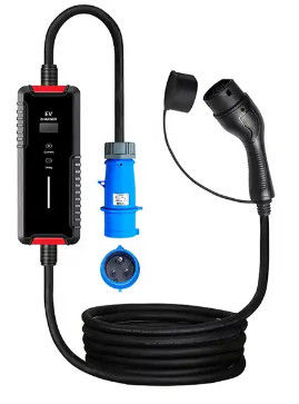 3.5KW 16A 7KW 32A اتصال التطبيقات المنزلية شاحن الكهرباء للسيارات نوع 2 Ac Ev شاحن محمول