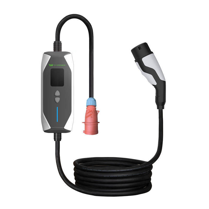 OEM ODM GBT 32A 7KW شاحن سريع للسيارات الكهربائية الشاحن الخارجي 1 مرحلة شاحن EV مع كابل 5M