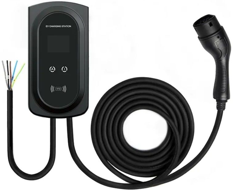 GBT Ac Wall Ev Charger 32a Wallbox Ev Charger الحائط المستوى 2 شاحن إيفي للمنزل