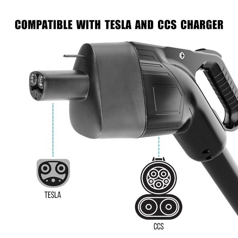 رابط DC CCS1 إلى Tesla EV شحن سريع 250KW لمتكيف شحن Tesla