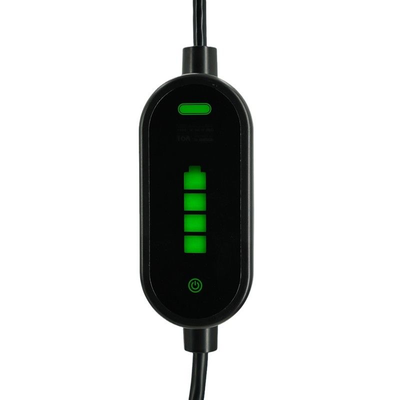 شاحنات الكهرباء المحمولة 7KW Tpe Jacket IEC 62196 Type2 2.4 Quot LCD CE TUV ROHS